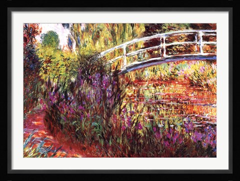 Framed Le Pont Japonais Print