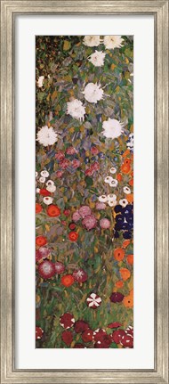 Framed Flowery Garden, c.1907 (detail) vert. Print