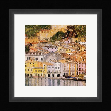 Framed Malcesine on Lake Garda, c.1913 Print