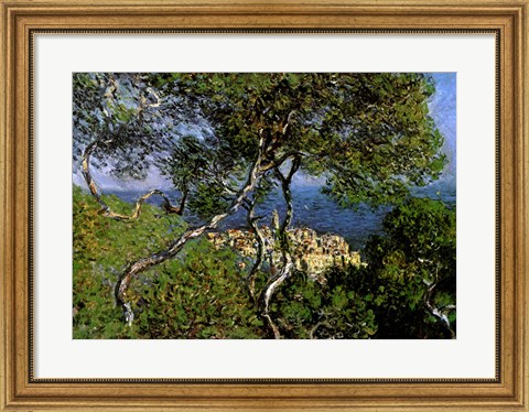 Framed Landscape at Bordighera Print