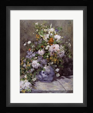 Framed GRANDE VASO DI FIORI Print