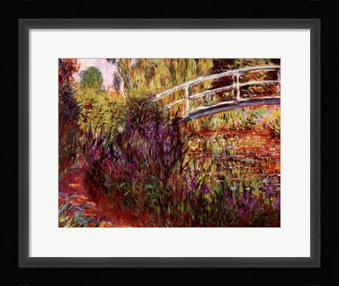 Framed Le Pont Japonais Print