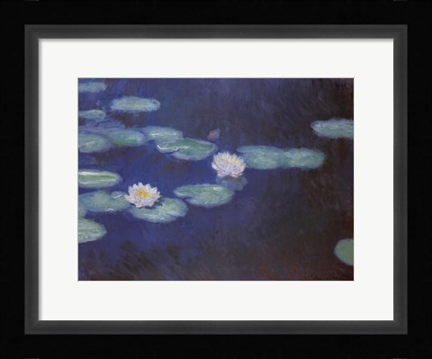 Framed NYMPHEAS, 1897/1898 Print