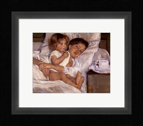 Framed Breakfast in Bed Print