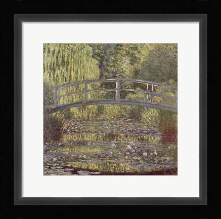 Framed Bassin aux Nympheas Print