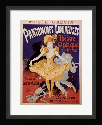 Framed Pantomimes Lumineuses Print
