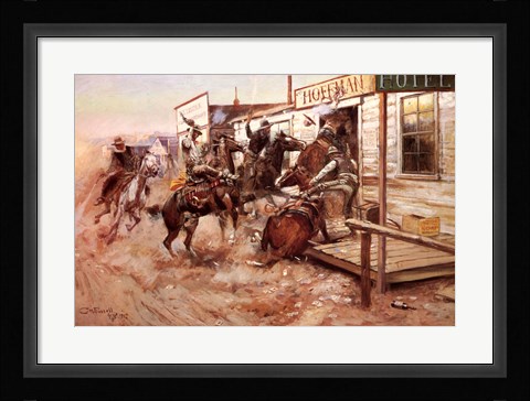 Framed In Without Knocking Print