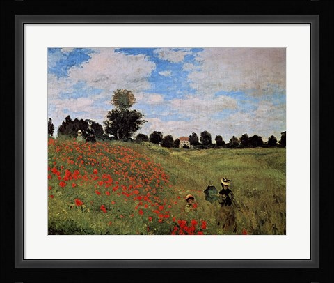 Framed Corn Poppies Print
