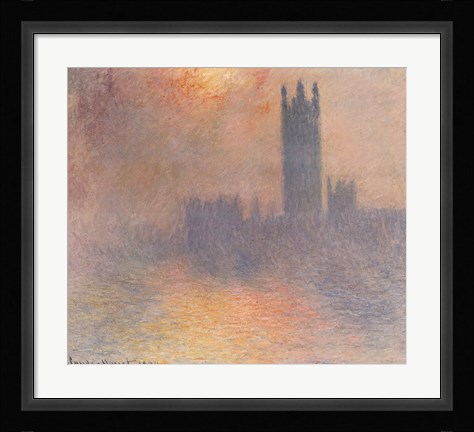 Framed London Houses of Parliament Print