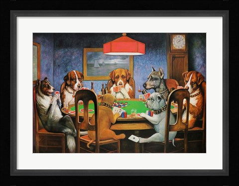 Framed Friend in Need Print