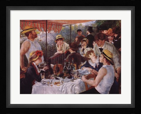 Framed Luncheon of the Boating Party, c.1881 Print