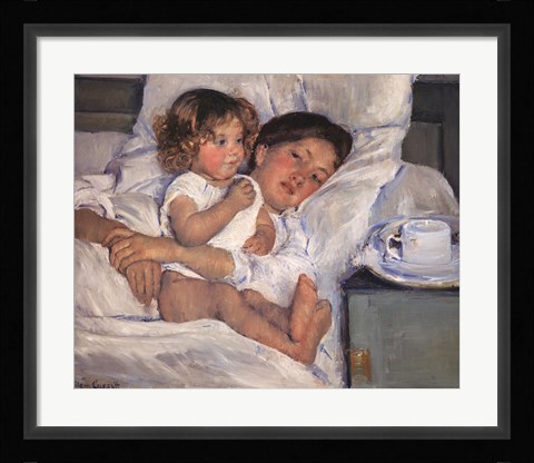 Framed Breakfast in Bed Print