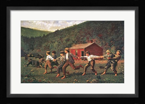 Framed Snap the Whip Print