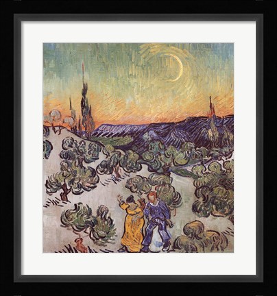 Framed Promenade, Evening Print