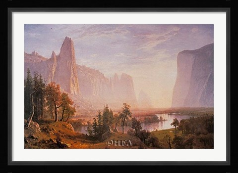 Framed Yosemite Valley Print