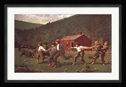 Framed Snap the Whip Print