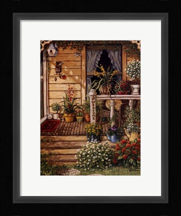 Framed Summer Front Porch Print