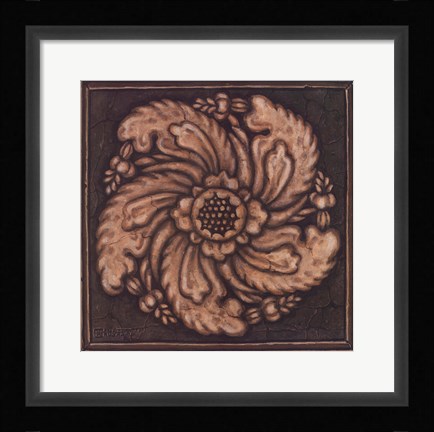 Framed Rosette II Print