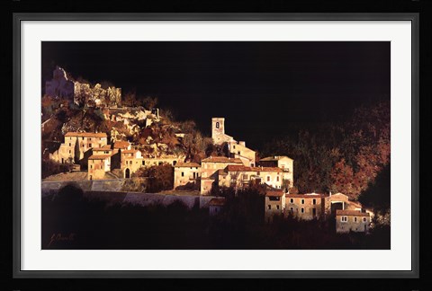 Framed Paesaggio Scuro Print