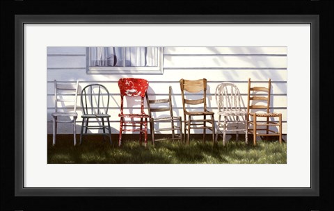 Framed Chair Collection Print