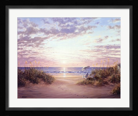 Framed Paradise Dawn Print
