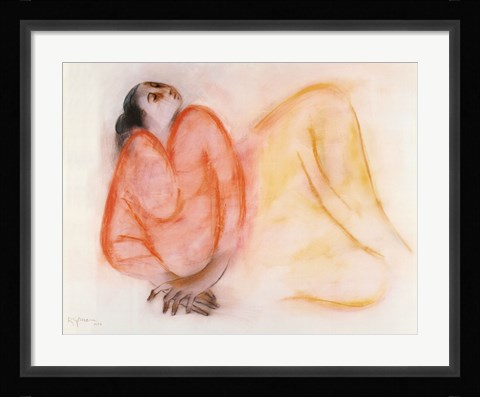 Framed Reclining Woman Print