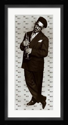 Framed Bebop (Dizzy Gillespie) Print