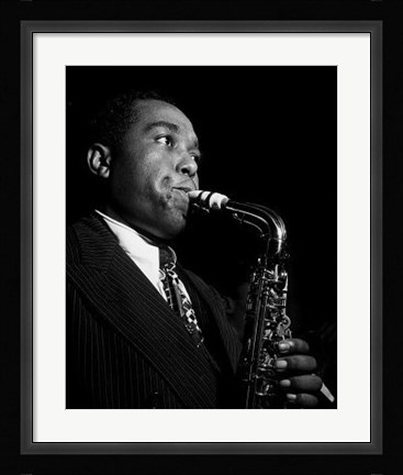 Framed Charlie Parker Print