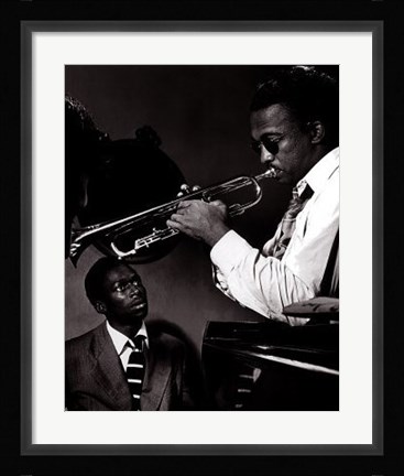Framed Howard McGhee and Miles Davis Print