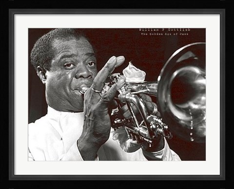 Framed Louis Armstrong Print