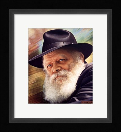 Framed Rebbe Print