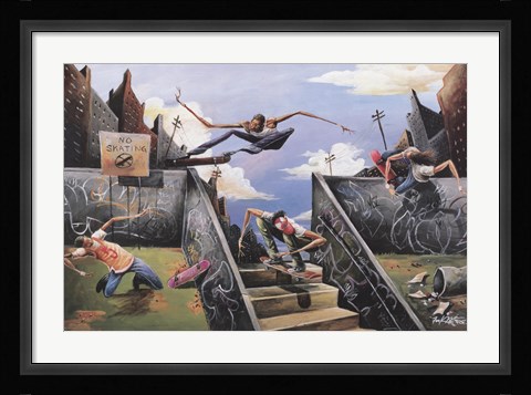 Framed Daily Grind Print