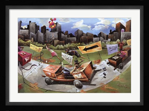 Framed Finish Line Print