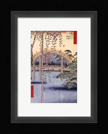 Framed Inside Kameido-Tenjin Shrine (mini) Print