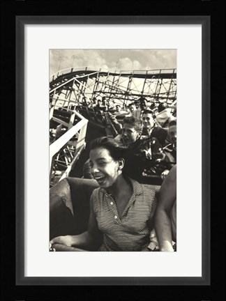 Framed Cyclone, Coney Island Print