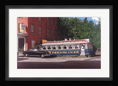 Framed Streamliner Print