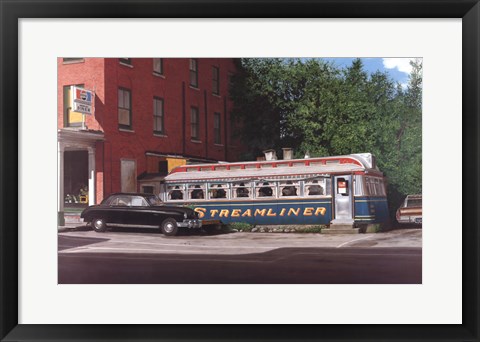 Framed Streamliner Print