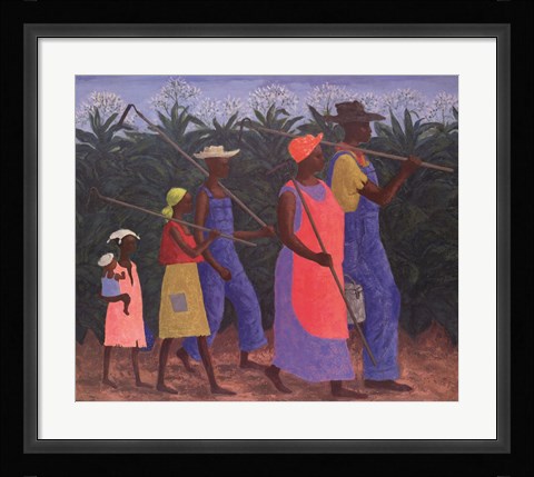 Framed Field Workers Print