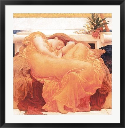 Framed Flaming June, c.1895 Print