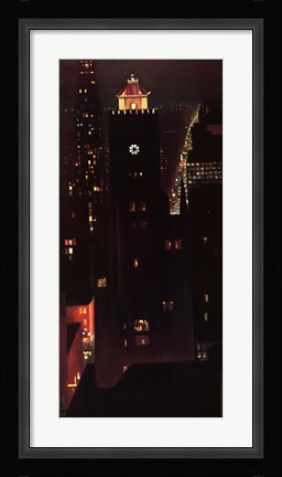 Framed New York, Night Print