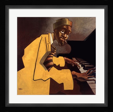 Framed Piano Man Print