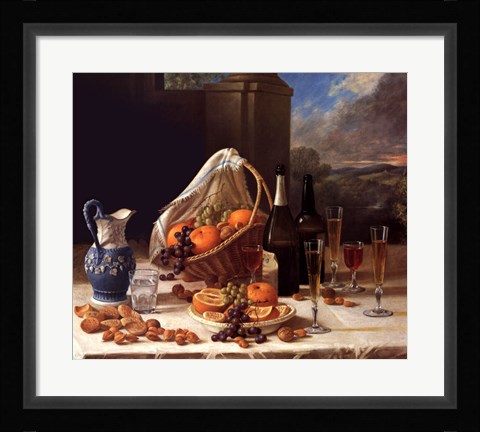 Framed Luncheon Still Life Print