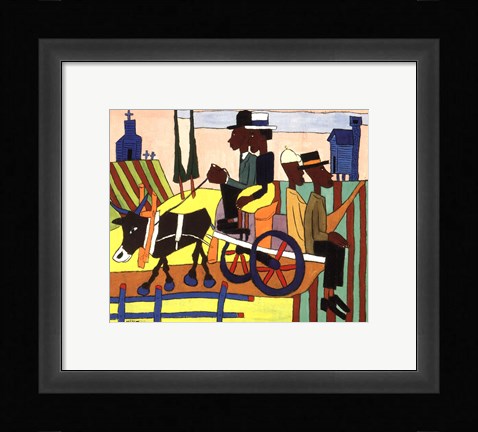 Framed Going to Church (mini) Print