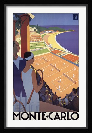 Framed Monte-Carlo Print