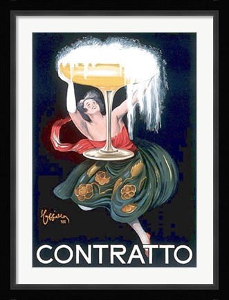 Framed Contratto (litho) Print