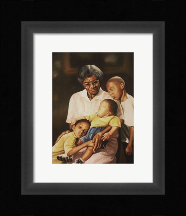 Framed Grandma's Hands Print