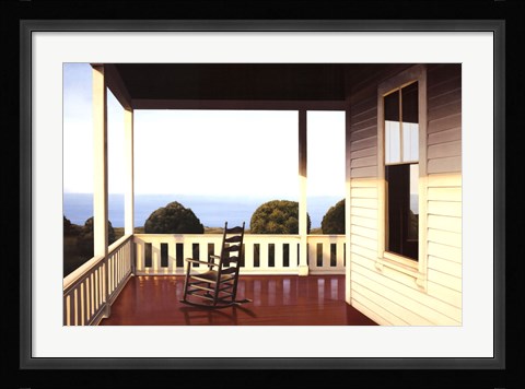 Framed Late Day Rocker Print