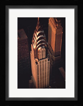 Framed Chrysler Building Print