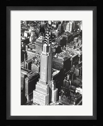 Framed Chrysler Building, New York, 1935 Print