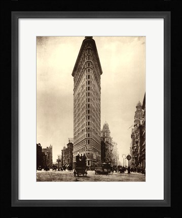 Framed Flatiron Building, New York, 1910 Print